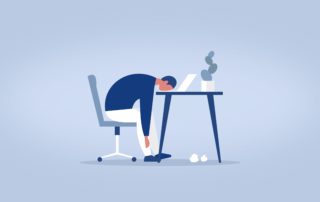 stockvault professional burnout exhausted employee millennials